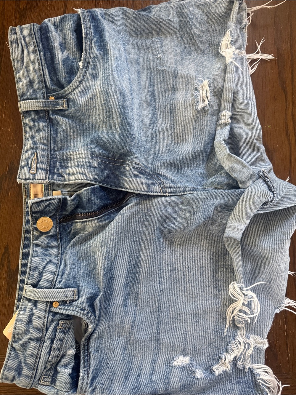 KUT from the Kloth Distressed Denim Shorts